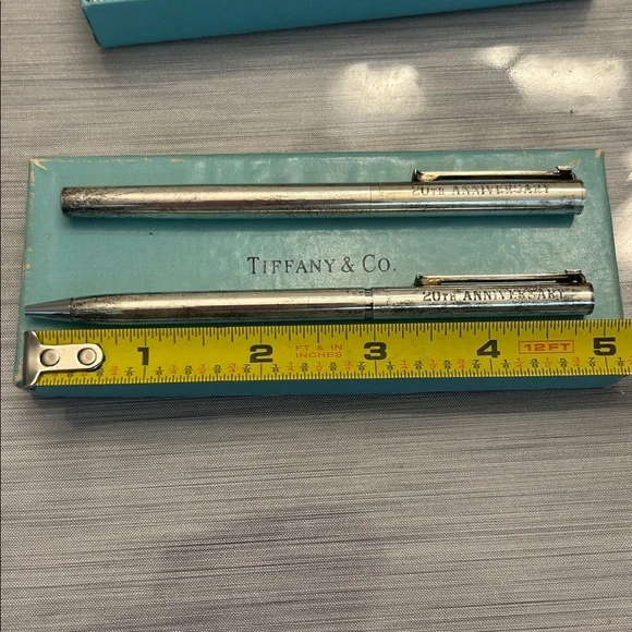 Vintage Tiffany & Co. Sterling Silver T Clip Pen 20th Anniversary American Honda - Picture 7 of 8
